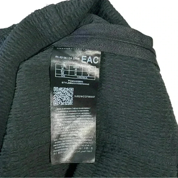 Guess, Ruffled, Black, Smock Tank With Adjustable Straps, Size Medium, Pre Loved - Picture 10 of 10